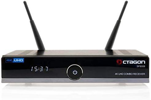 OCTAGON SF8008 4K UHD HDR Receiver Combo 1x DVB-S2X, 1x DVB-C/DVB-T2, Satellit und Terrestrisch, Eni