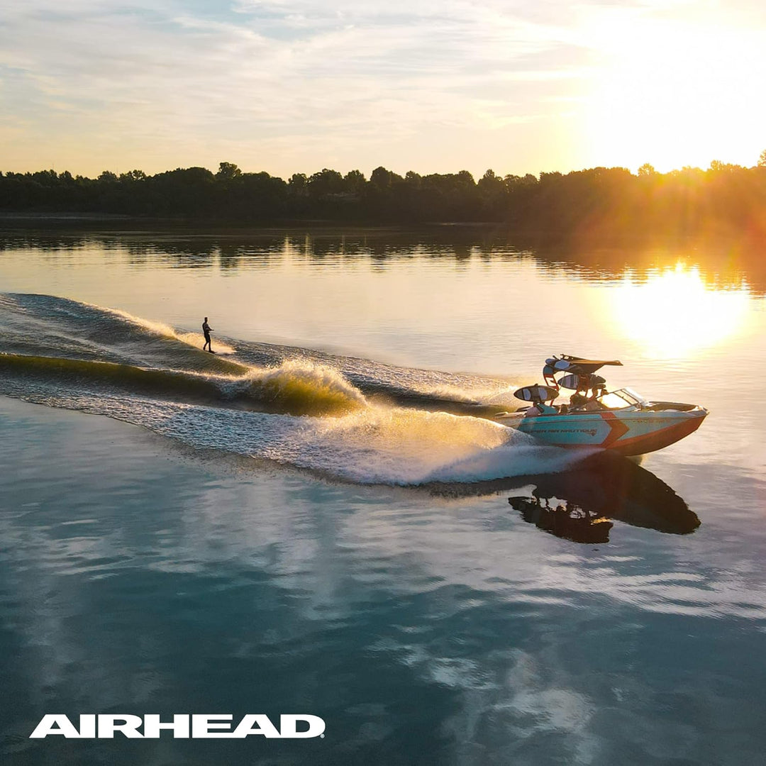 AIRHEAD Wasserski-Leine und Hantel, robust 75 ft Length Schwarz, 75 ft Length Schwarz
