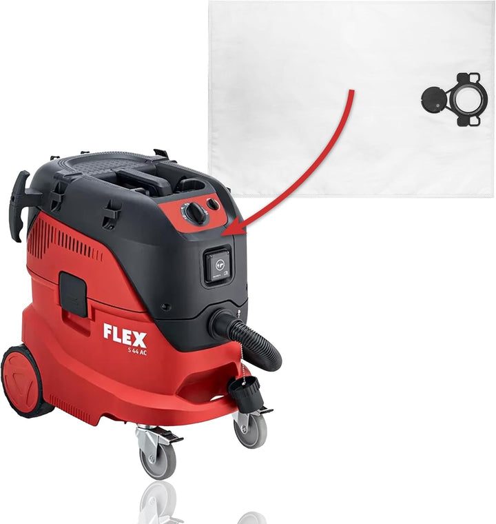 STAUBSAUGERBEUTEL FLEX VLIES-FILTERSACK PASSED FÜR VCE33L-MC, L-AC, ATTIX33, 33M-H SE133ME 5 STÜCK F