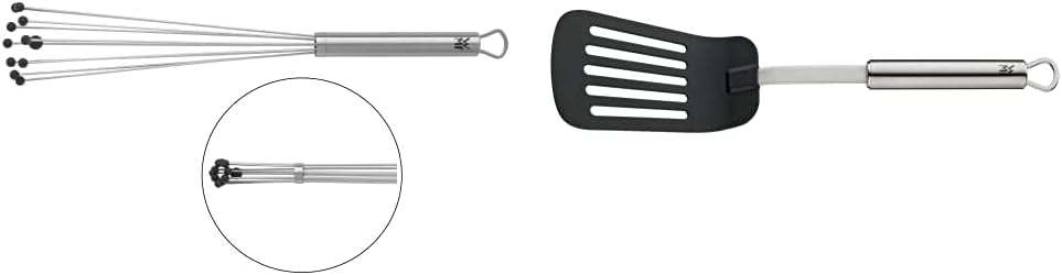 WMF Profi Plus Rührblitz Reduzierring 32 cm, Schneebesen Silikon -Kugeln & Profi Plus Pfannenwender