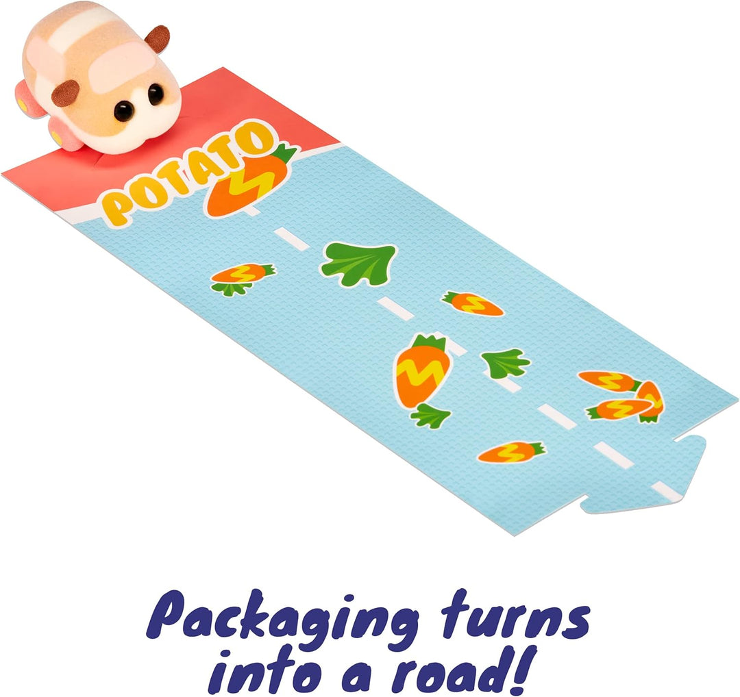 MGA Entertainment Pui Pui Molcar Figuren - 6cm beflockte Fuzmols mit bespielbarer Blindverpackung -