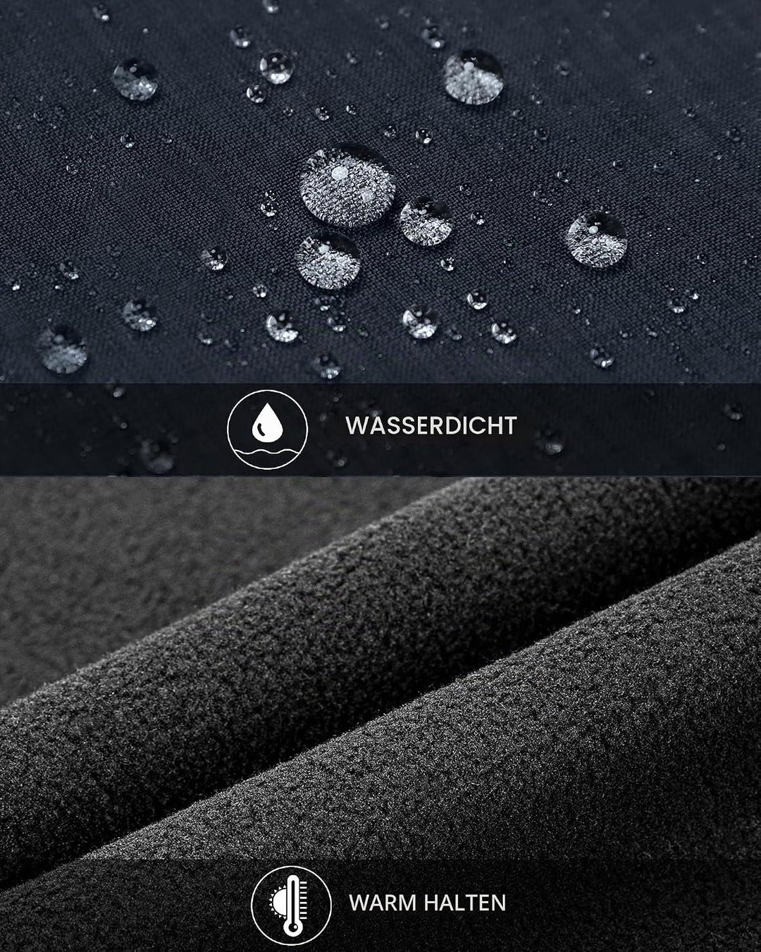 33,000ft Weste Herren Outdoor Wasserdichte Softshell Ärmellose Jacke Bodywarmer Fleece Weste Full Zi