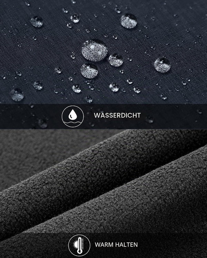 33,000ft Weste Herren Outdoor Wasserdichte Softshell Ärmellose Jacke Bodywarmer Fleece Weste Full Zi