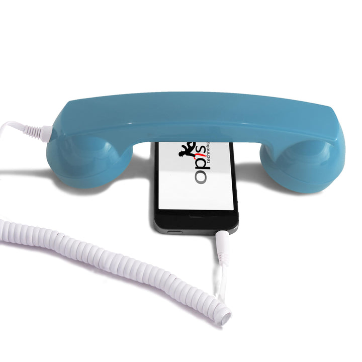 Retro Handyhörer für Apple iPhones mit Lightning (passender Adapter mit inbegriffen) in der Form ein