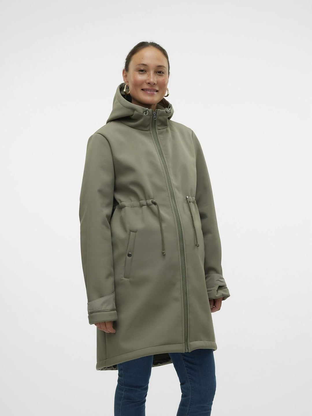 MAMALICIOUS Female Jacke Umstands-Jacke Smokey Olive S, Smokey Olive S
