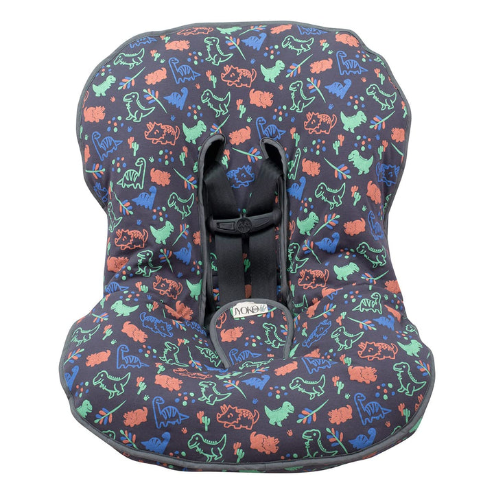 JYOKO KIDS Abdecken Gepolsterte Universal für Babyschale (Happy Dino), HAPPY DINO