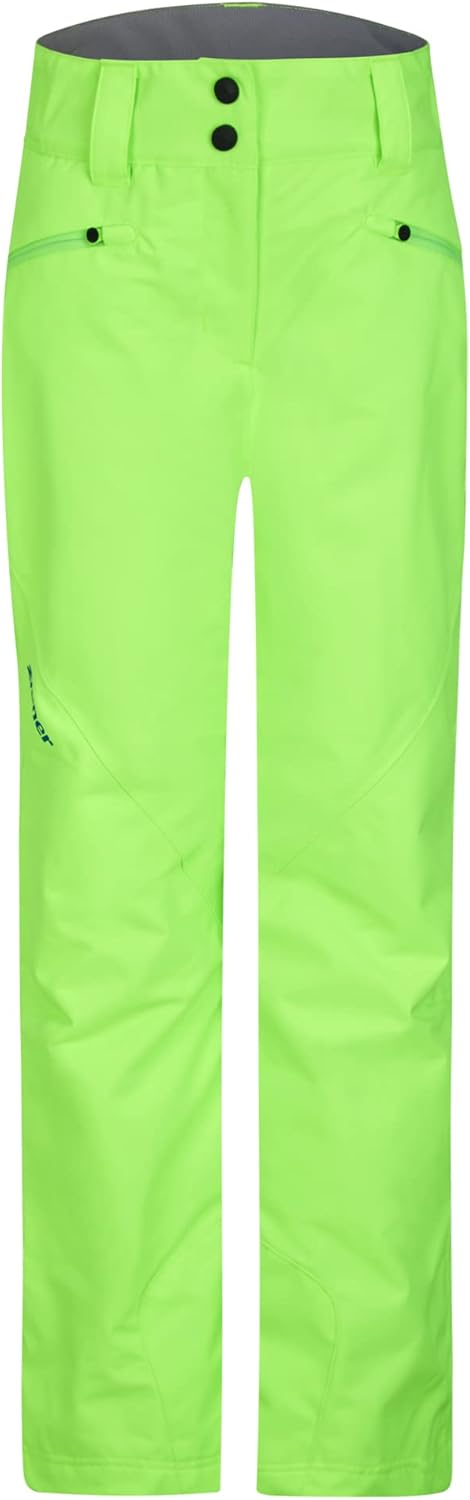 Ziener Mädchen Ski-Hose, Schnee-Hose | wasserdicht, Winddicht, warm Alin 152 Neon Green, 152 Neon Gr