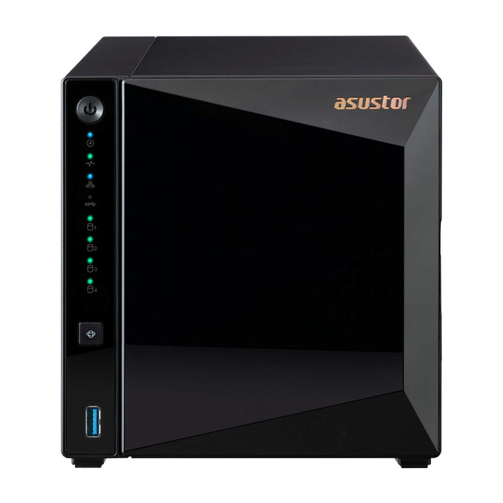 Asustor Drivestor 4 Pro AS3304T 4 Bay NAS Server - Netzwerkspeicher Gehäuse, Quad Core 1.4 Ghz CPU,