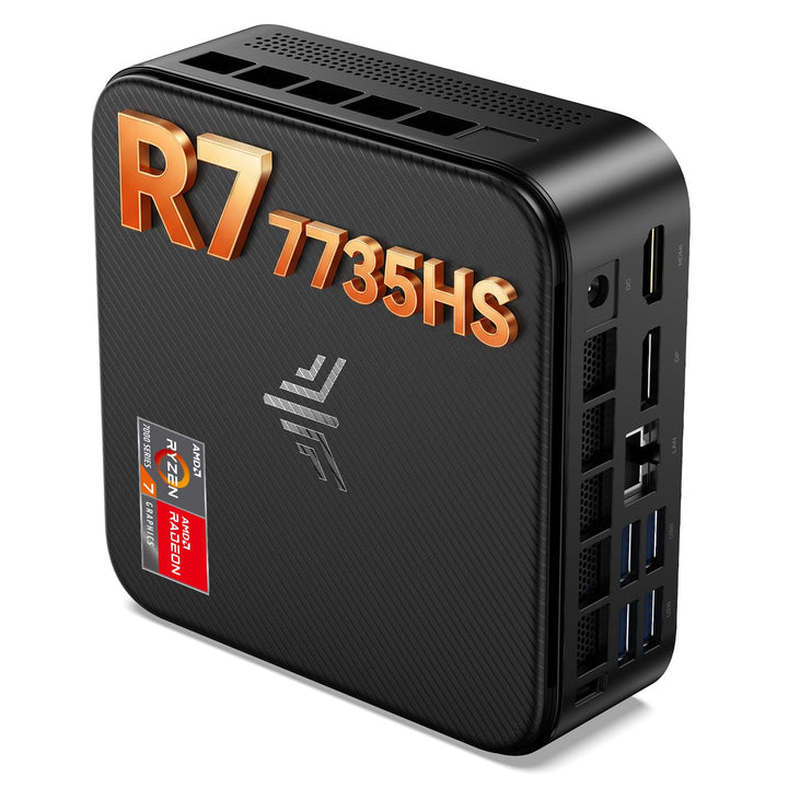 NiPoGi E3B Mini PC АMD Ryzen 5 7430U(6C/12T, bis zu 4,3 GHz), 16 GB DDR4 512 GB M.2 SSD Mini Desktop