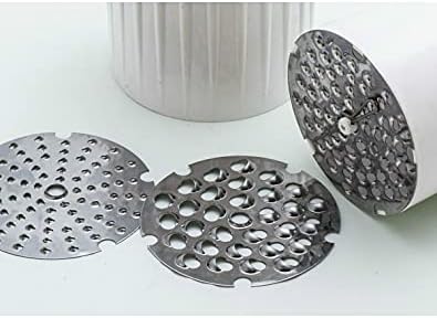 JOSKO Produkte Trommelreibe Käsereibe Reibemühle mit 3 Messer für feines mittleres und grobes Reibeg