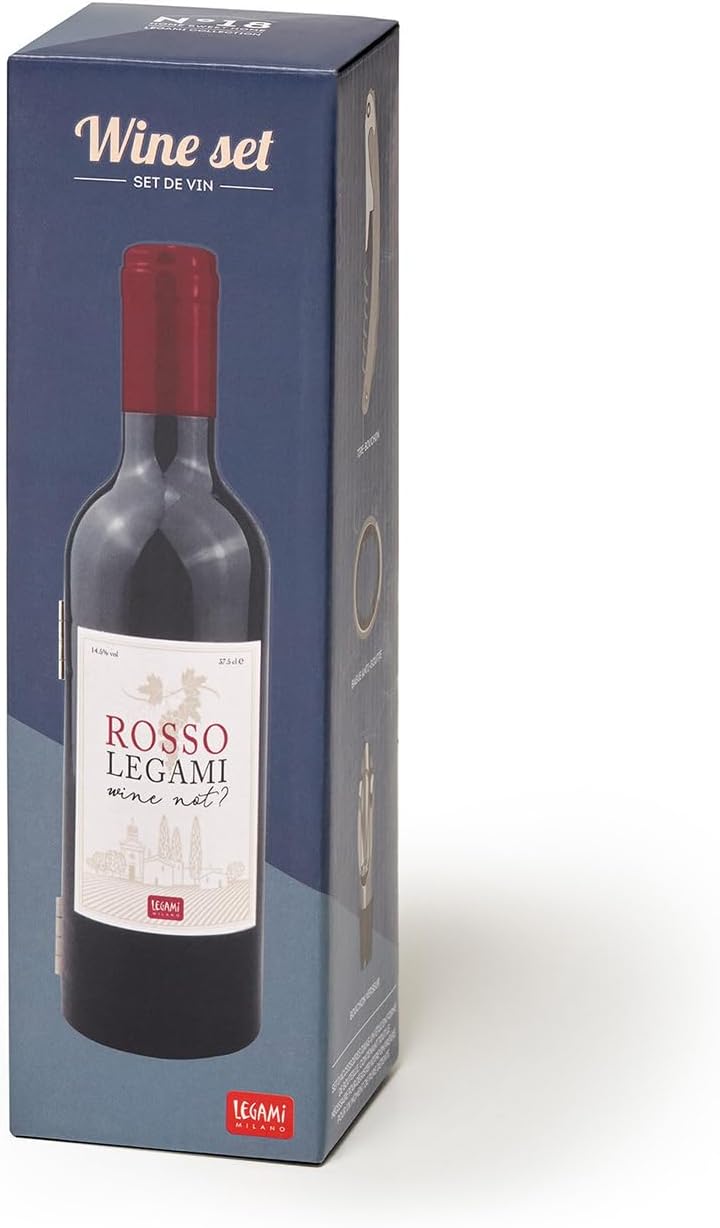 Legami BTL0001 weinset, Kunststoff Stahl