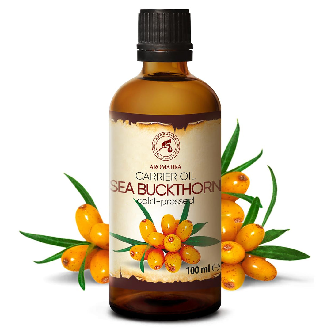 Sanddornöl 100ml - Hippophae Rhamnoides - Kaltgepresst - Sanddorn Öl - Sea Buckthorn Oil - Rein &amp; Na
