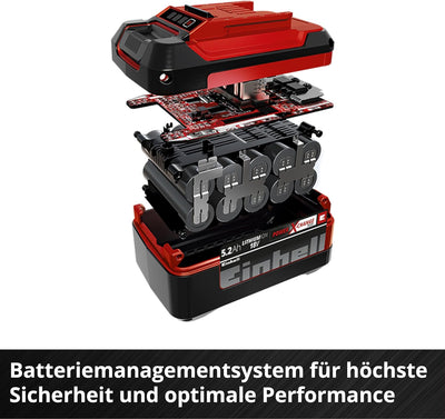 Einhell System Akku Power X-Change Plus (Lithium Ionen Akku, 18 V, 5,2 Ah, passend für alle Power X-