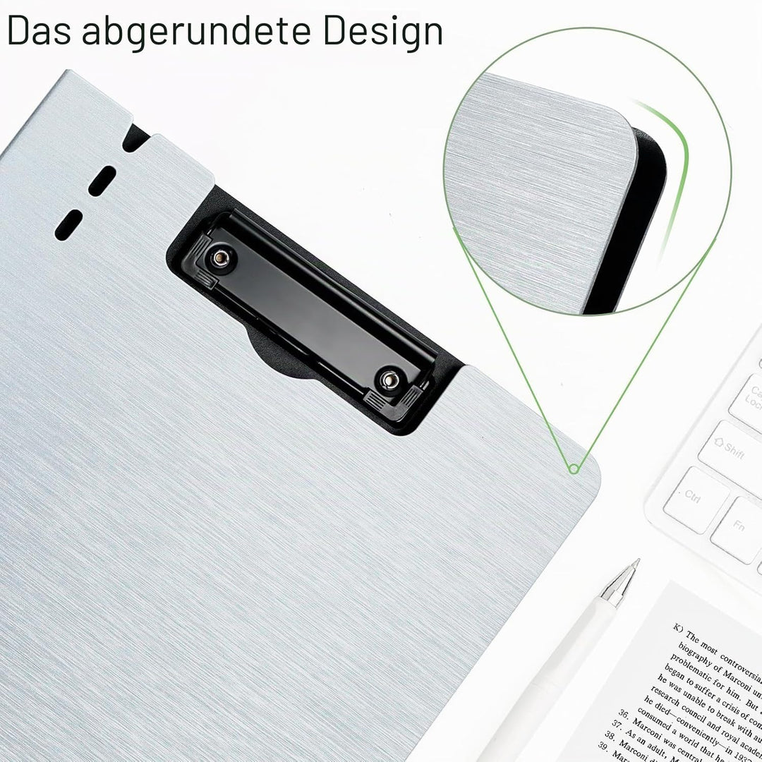 A4 Klemmbrett Ordner, 5 Pack Faltbare A4 Klemmbretter mit Tasche, A4 Klemmbretter Klemmbrett für Ges