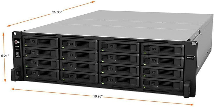 NAS Storage RACKST 16BAY 3U/NO HDD USB3 RS4021XS+ SYNOLOGY 16-bay; 16GB DDR4 RS4021xs+, 16-bay; 16GB