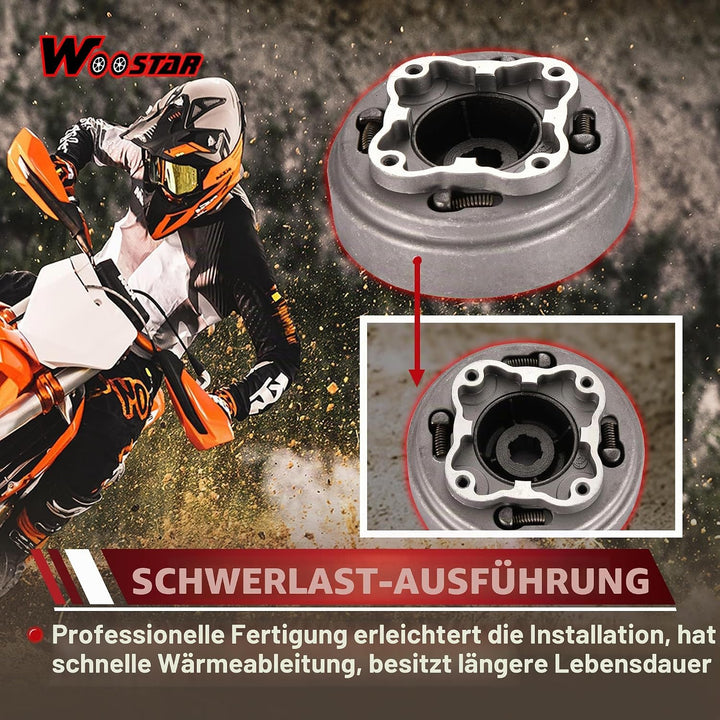 WOOSTAR Schwerlast Manueller Kupplungssatz Ersatz für 50ccm 70ccm 90ccm 110ccm 125ccm Dirtbike Pitbi