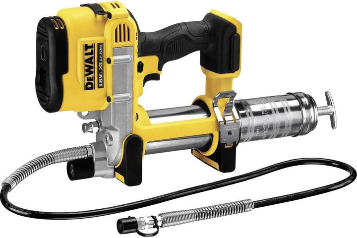 Dewalt 18V Akku-Fettpresse DCGG571NK (690 bar Auspressdruck, Auspressgeschwindigkeit 147g/min, mit 1