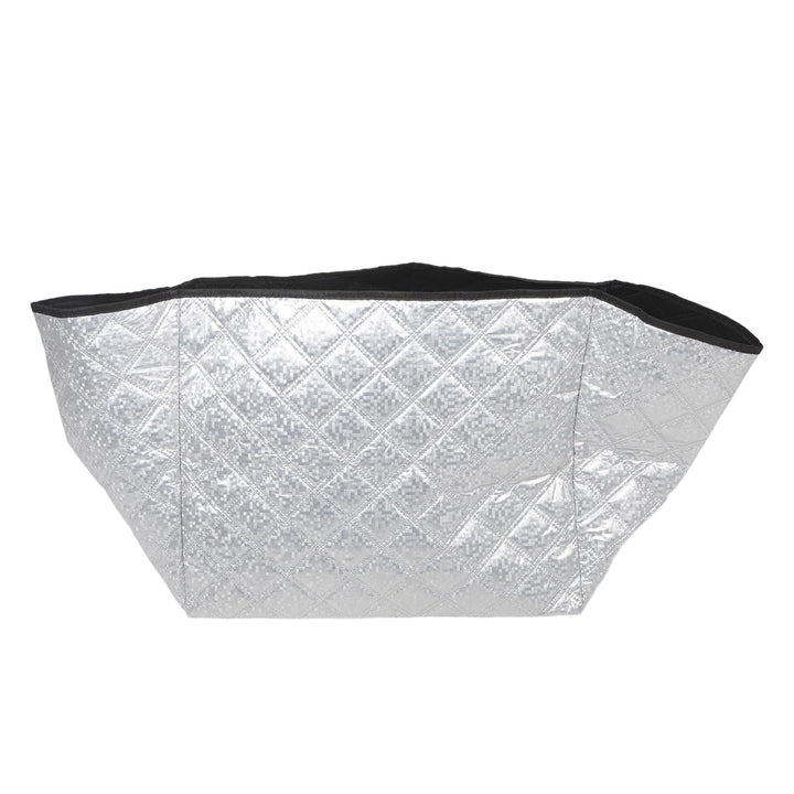 Housoutil Eiscreme Sonnenschutz für Gefriertruhe, 55x47x36 Cm, Silber