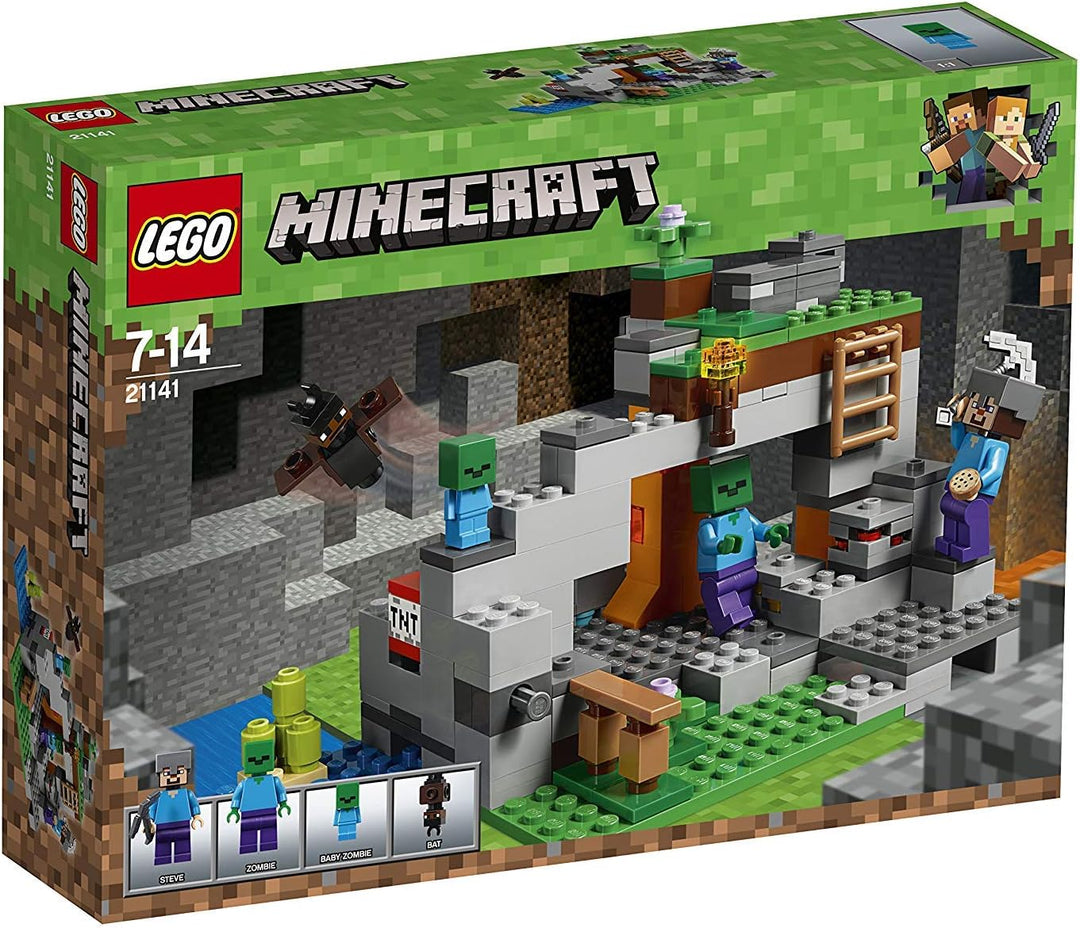 Lego Minecraft 21141 Zombiehöhle, Minecraft Set, Bunt Single, Single