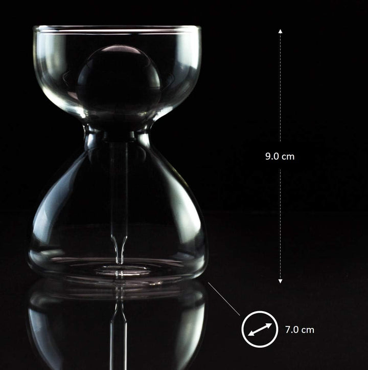 DropD'olio Öl und Essig Spender Set mit Glas Pipette - 2er Set mit je 120ml - Perfekt für Ciabatta u