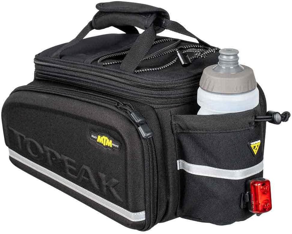 Topeak Unisex – Erwachsene MTM TrunkBag DXP Lenkertasche, Schwarz, 36 x 25 x 21.5-29 cm