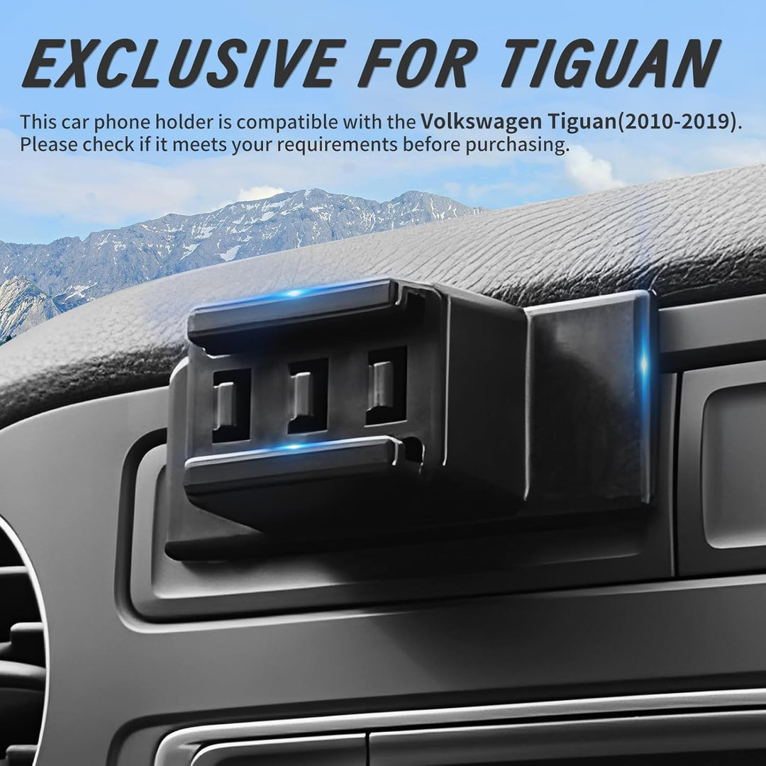Handyhalterung Auto für VW Tiguan 2010-2019 - Handy Halterung Auto, Smartphone Halterung Auto, Verst