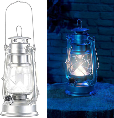 Lunartec Campinglaterne: 2er-Set ultra helle LED-Sturmlampen, Akku, 200 lm, 3 Watt (Sturmlaterne Akk