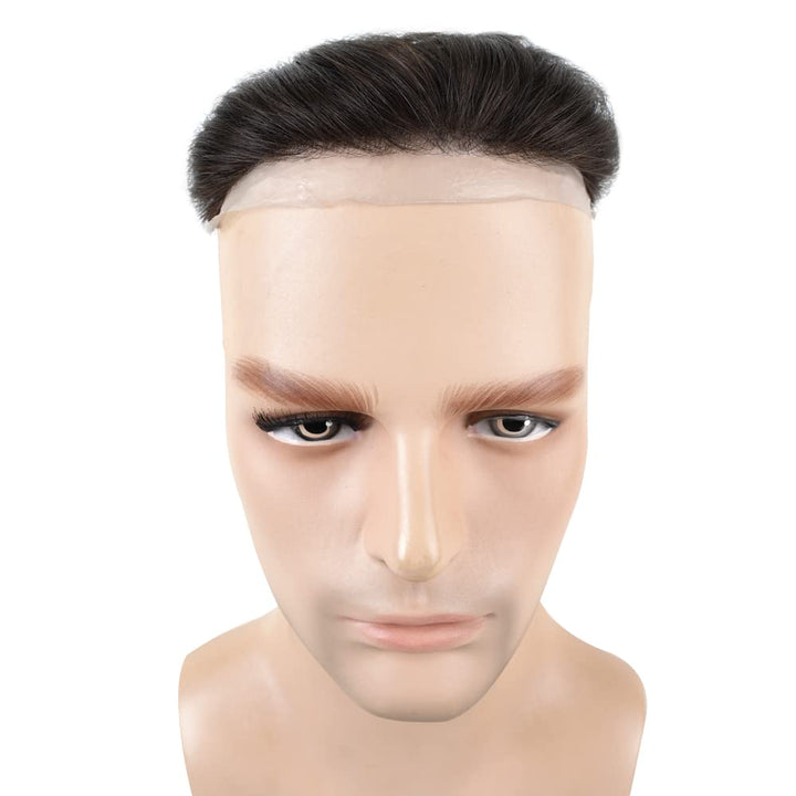 Lordhair Toupet Herren,100% Europäisches Echthaar Herren Toupet Echthaar,V-LOOP Skin Toupet Herren,T