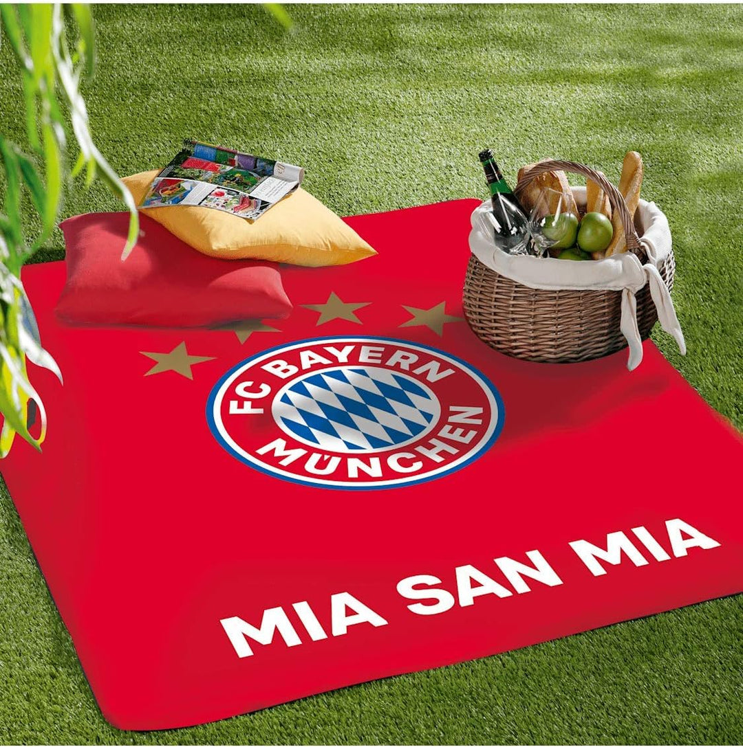 FC Bayern München Picknickdecke ca. 120 x 150 cm