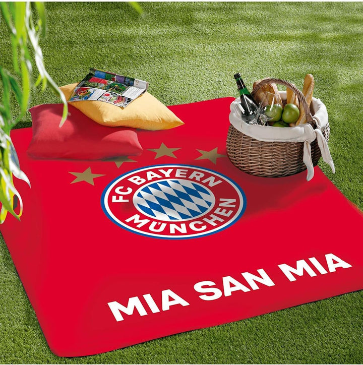FC Bayern München Picknickdecke ca. 120 x 150 cm
