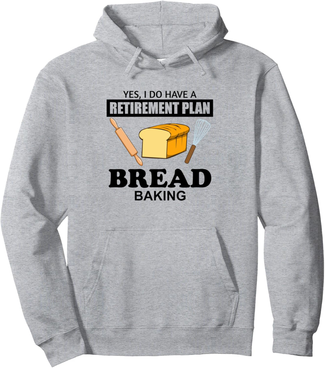 Bäcker im Ruhestand Brot Backen Rentner Pullover Hoodie