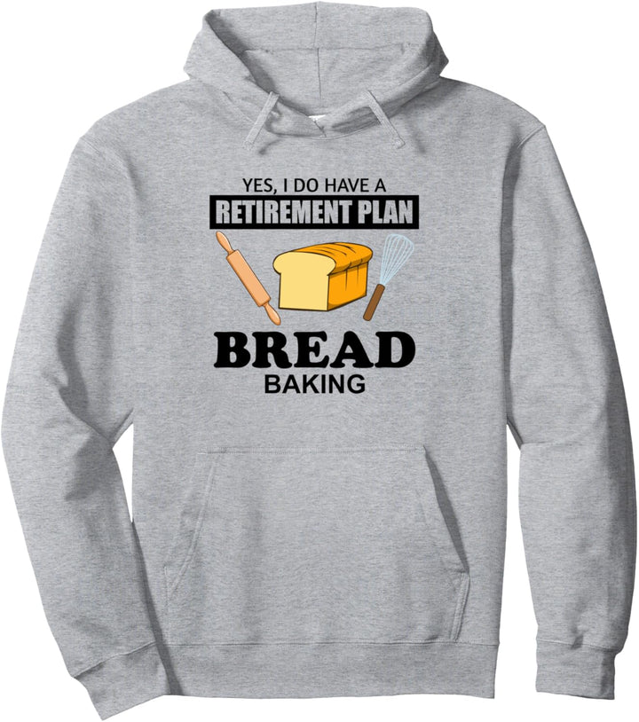 Bäcker im Ruhestand Brot Backen Rentner Pullover Hoodie