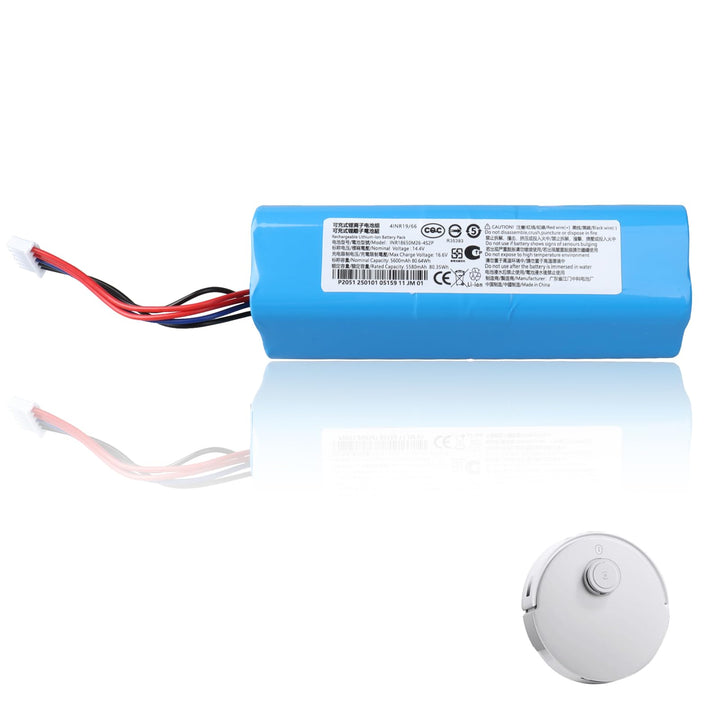 14,4 V 5600 mAh Ersatzakku Kompatibel mit Ecovacs Deebot T5 T9 T9+ T8 T8+ T10 AIVI/Max, Deebot DX65/