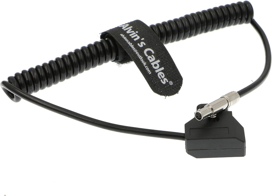 Alvin's Cables Odyssey 7 7q Monitor Spiral Kabel Original NSC3F 3 Pin Buchse auf D-Tap Spiralkabel,