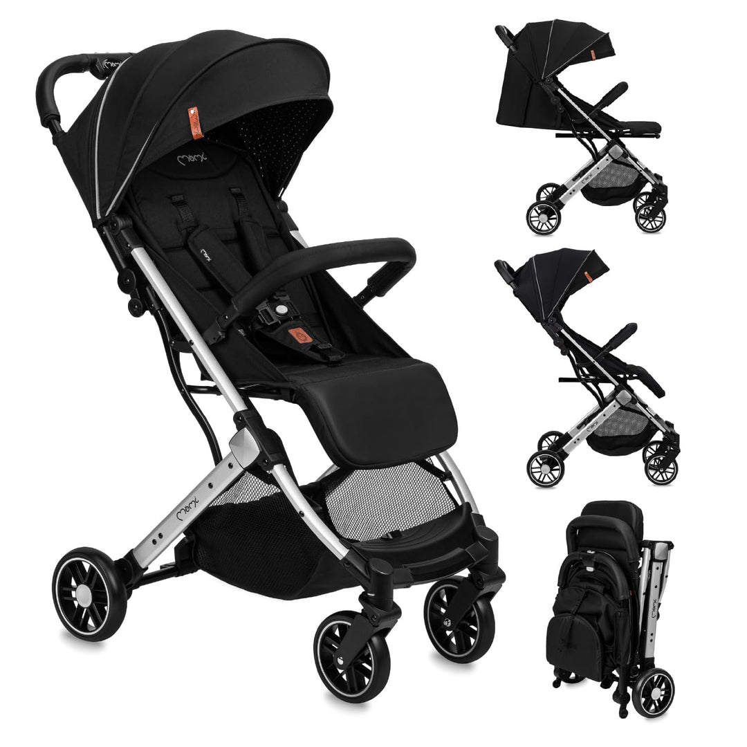 MOMI ESTELLE Kinderwagen für Kinder ab 6 Monat bis zu max. Körpergewicht von 15 kg, H105 x B51 x T75