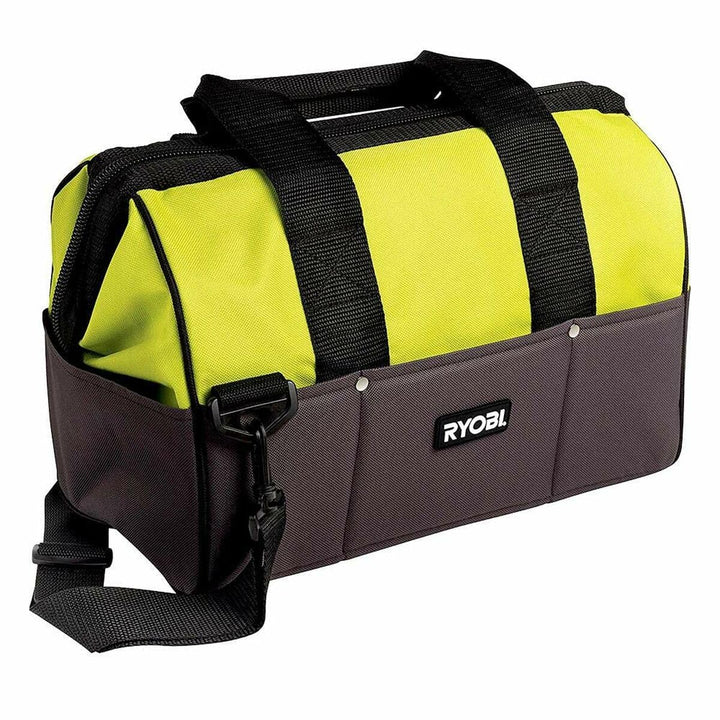 Ryobi 5132002553 Nylon Werkzeugtasche mittel Typ UTB4 Grau, Gelb