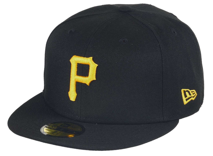 New Era Pittsburgh Pirates MLB AC Performance Black 59Fifty Basecap 61-62 Schwarz, 61-62 Schwarz