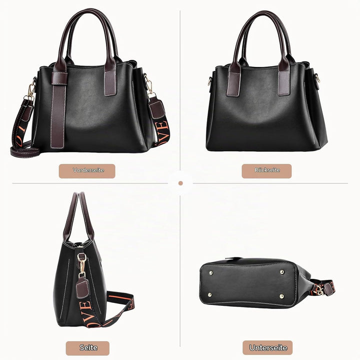 NICOLE &amp; DORIS Elegante Handtasche für Frauen Umhängetasche mit Mehreren Taschen Süsse Schultertasch