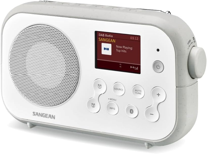 Sangean DPR-42BT tragbares DAB+ Digitalradio (FM-RDS-Tuner, Bluetooth, integrierter Lautsprecher, Ba