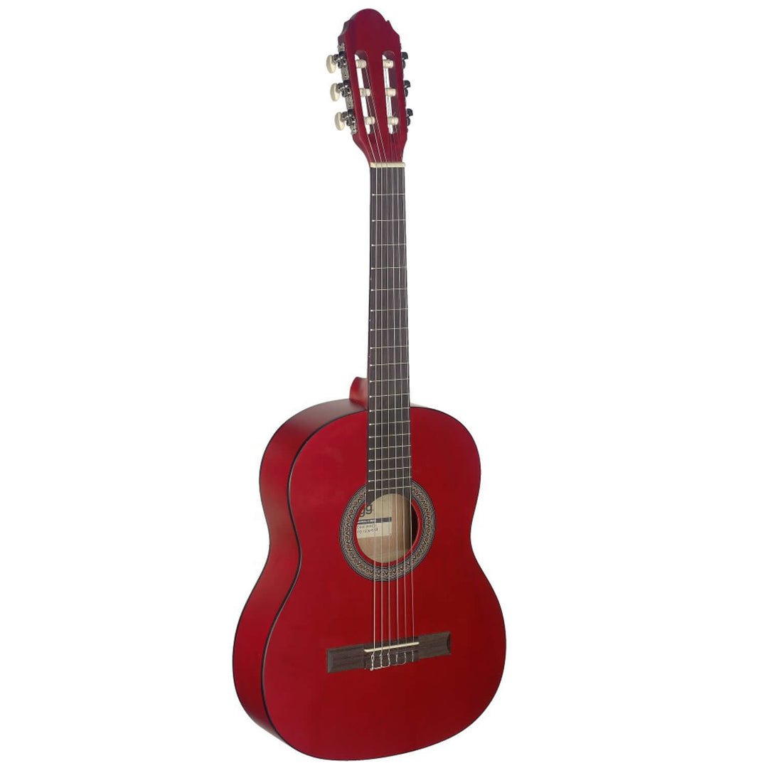 Stagg C430 3/4 Grösse Name Klassische Gitarre – Schwarz 3/4 rot, rot