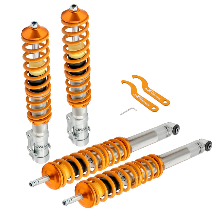 maXpeedingrods Gewindefahrwerk für Golf 2/3 Stossdämpfe Strebe Coilover Kit