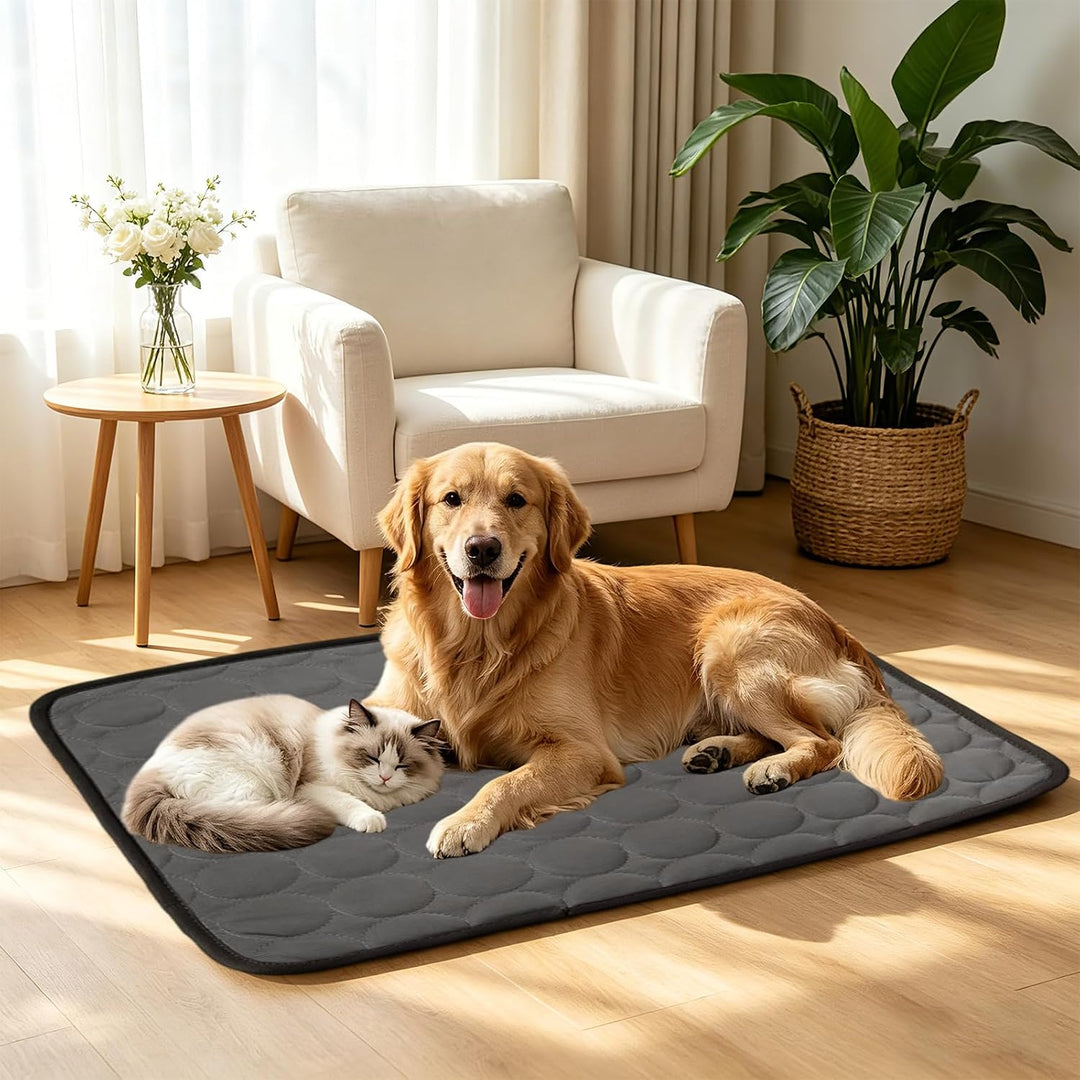 Kühlmatte für Hunde Gross, Selbstkühlend Hundematte 100 * 70cm Kühldecke für Hunde, Sommer Kühlkisse