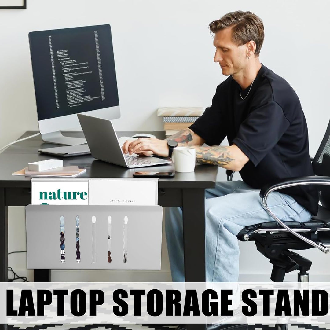 Schreibtisch Seitenaufbewahrung, Laptop Wandhalterung Schubladen Organizer Seitenständer Desk Side S
