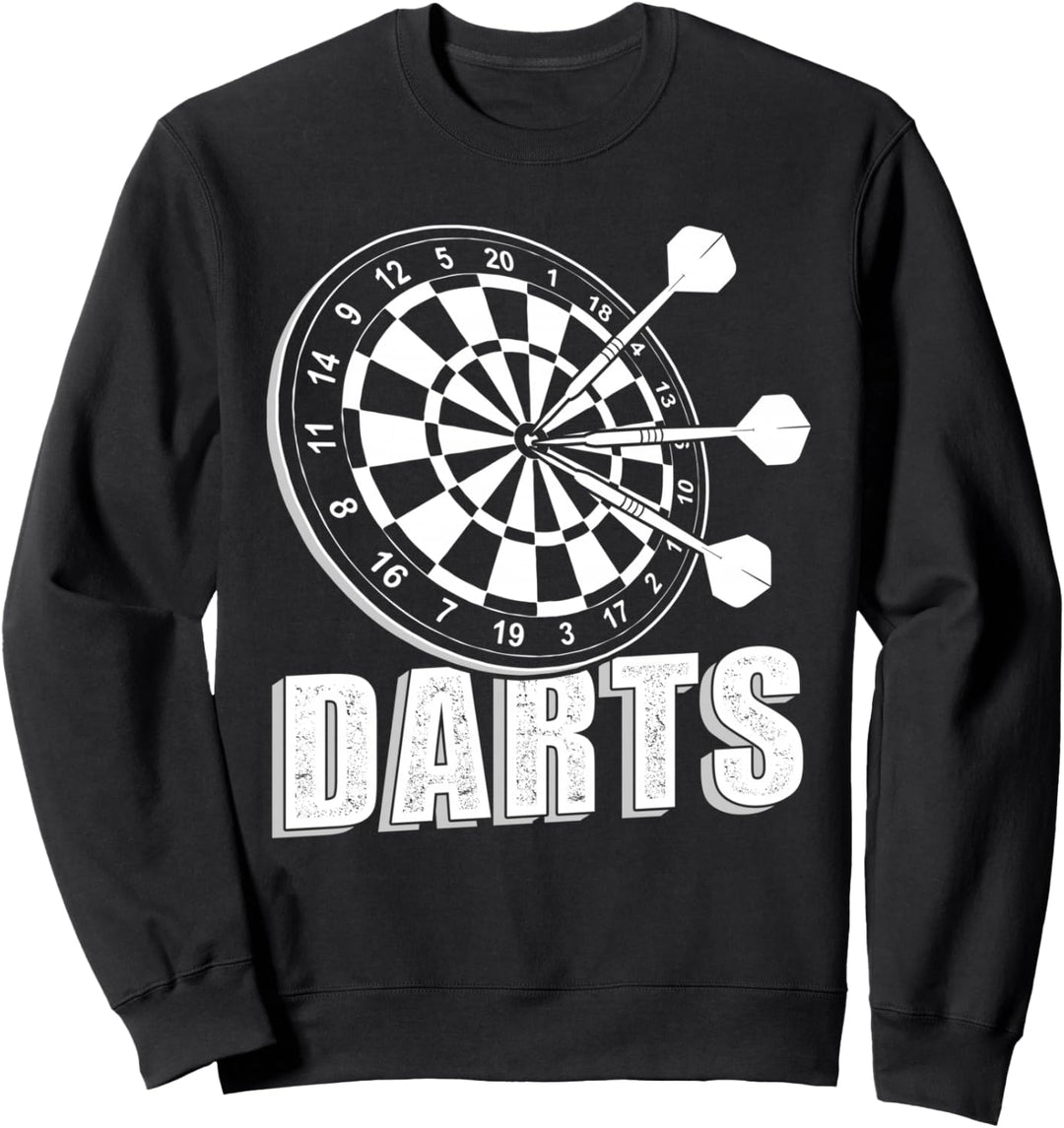 Dartscheibe Darts Dartpfeile Darten Sweatshirt