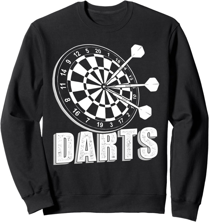 Dartscheibe Darts Dartpfeile Darten Sweatshirt