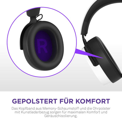 NZXT Kabelgebundenes PC-Gaming Relay-Headset – AP-WCB40-W2 - Hi-Res-Audio-zertifiziert – DTS Headpho