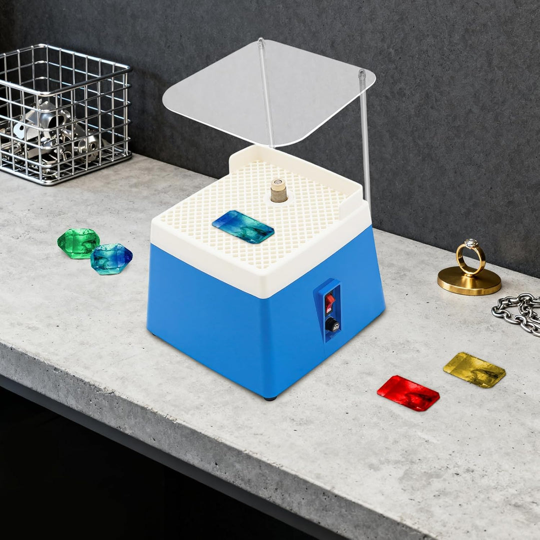 Glasschleifer 65W mit 4200rpm & Wasserkühlung, Mini Buntglasschleifmaschine für Glas, Keramik & Stei