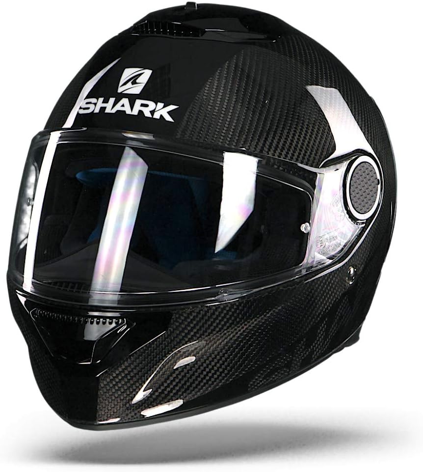 Shark HE5000 Spartan Carbon Racing Motorrad Motorradhelm, Schwarz