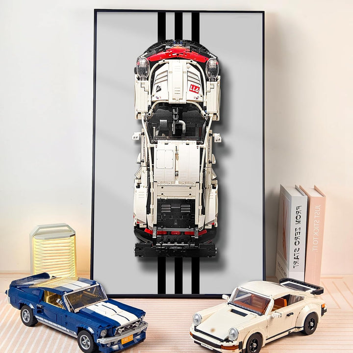 Wandschild für Lego Technic Porsche 911 RSR 42096 Wandbehang Kompatibel mit Lego Porsche Geschenkide