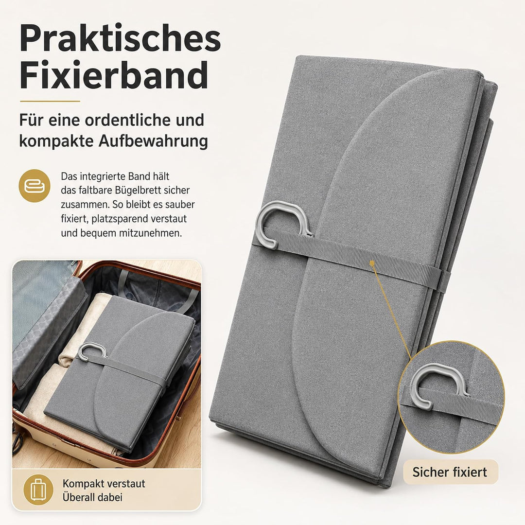 Faltbares Dampfbrett für Steamer und Dampfglätter, Hitzebeständiges Hänge-Bügelbrett für Kleidung, 3